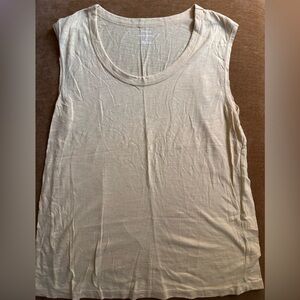 Banana Republic Light yellow Scoop Neck Tank